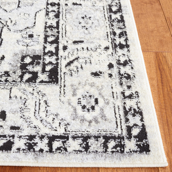 Safavieh Tulum 664 Power Loomed  Rug Ivory Grey / Charcoal TUL664A-8