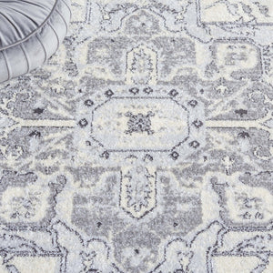 Safavieh Tulum 665 Power Loomed  Rug Ivory Grey / Light Grey TUL665F-9