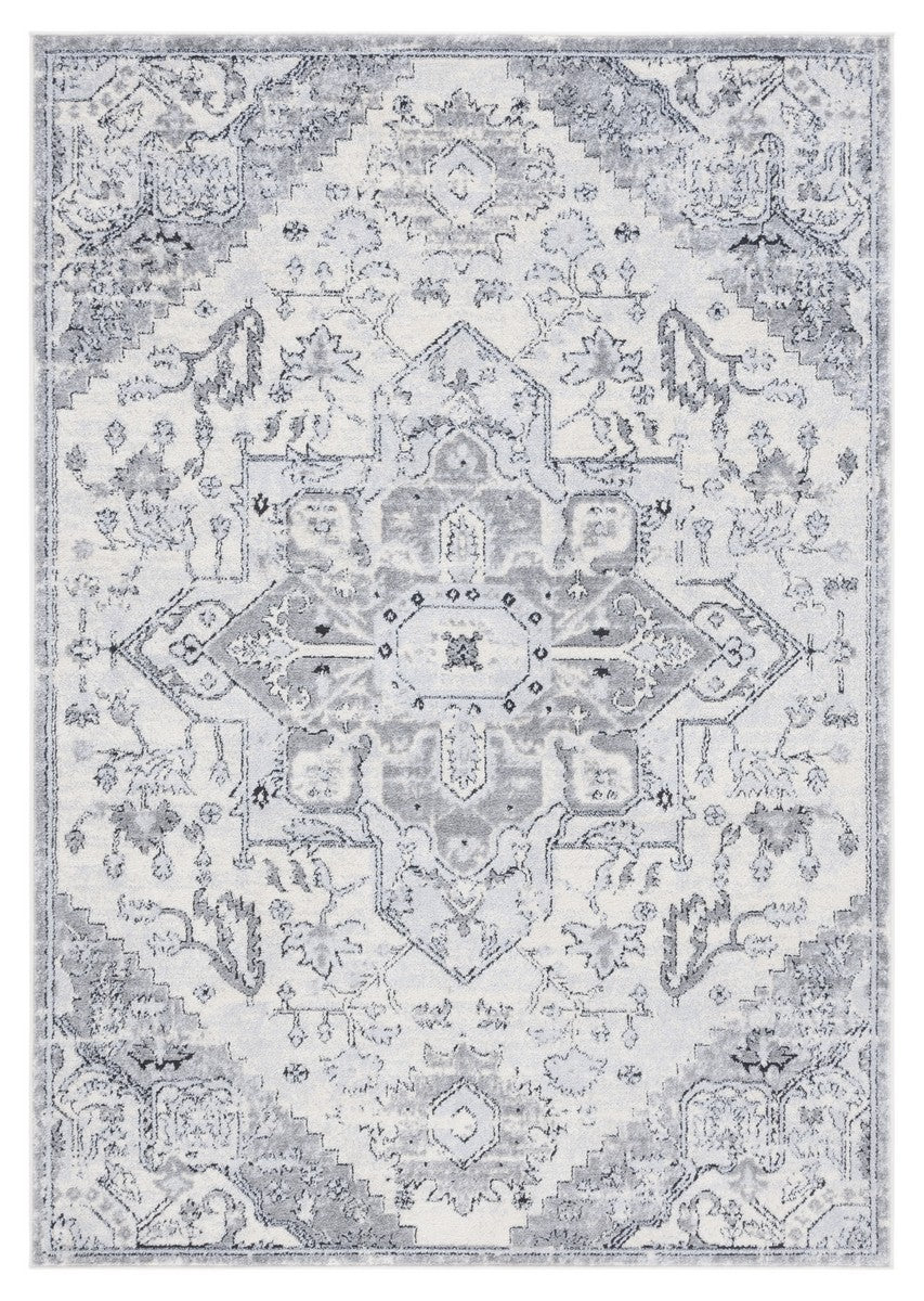 Safavieh Tulum 665 Power Loomed  Rug Ivory Grey / Light Grey TUL665F-9