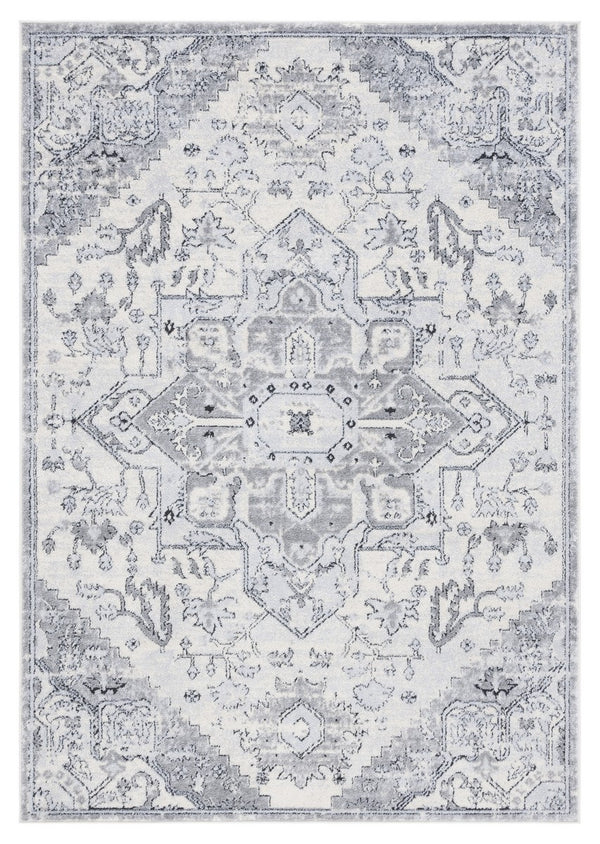Safavieh Tulum 665 Power Loomed  Rug Ivory Grey / Light Grey TUL665F-9