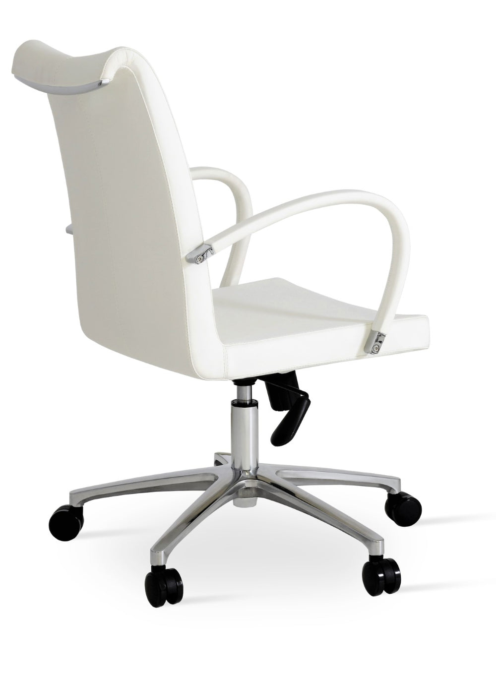 Soho Concept Tulip Office Chair In Black And Light Grey – Durable Camira Era Fabric With 10-year Guarantee White  Soho-concept-dining-chair-12001