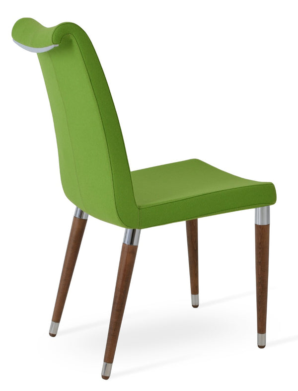 Soho Concept Tribeca Wood Armchair Dining Chair With Camira Era Fabric - 10-year Guarantee, Stylish Pistachio Comfort Pistachio  Soho-concept-dining-chair-06256