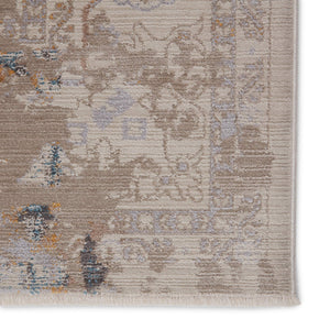 Jaipur Living Vibe by Jaipur Living Hammon Distressed Medallion Polyester Area Rug for High Traffic 3' x 8' RUG151505