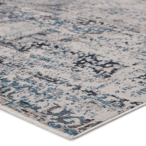 Jaipur Living Vibe by Jaipur Living Halston Abstract Polyester Indoor Rug High-low Pile Distressed Gray 7'10"X10'10" RUG149752