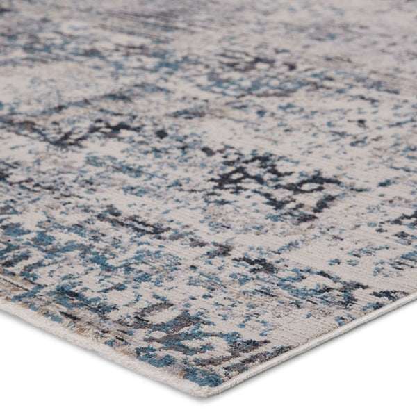 Jaipur Living Vibe by Jaipur Living Halston Abstract Polyester Indoor Rug High-low Pile Distressed Gray 7'10"X10'10" RUG149752
