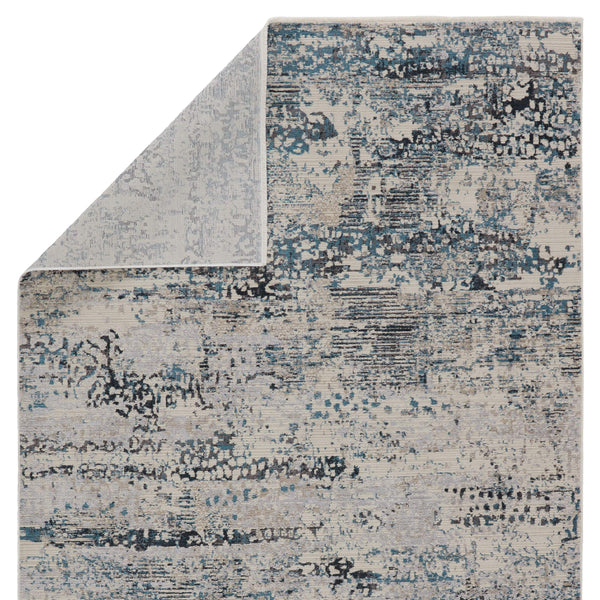 Jaipur Living Vibe by Jaipur Living Halston Abstract Polyester Indoor Rug High-low Pile Distressed Gray 7'10"X10'10" RUG149752