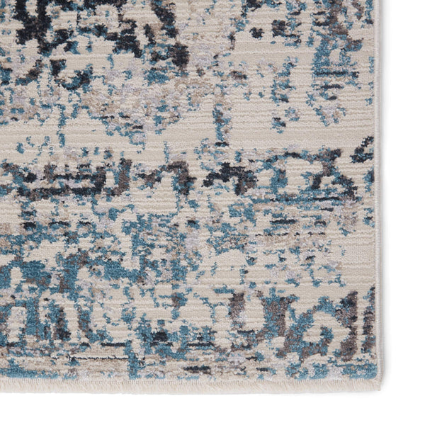 Jaipur Living Vibe by Jaipur Living Halston Abstract Polyester Indoor Rug High-low Pile Distressed Gray 7'10"X10'10" RUG149752