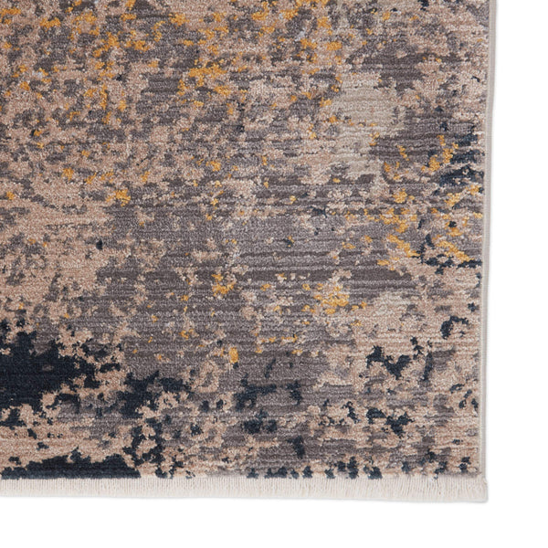 Jaipur Living Vibe by Jaipur Living Trevena Abstract Polyester Area Rug with High-low Textured Pile Gray 3'X8' RUG151512