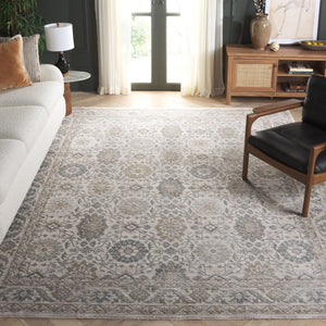 Safavieh Tulip Timeless Elegance Area Rug - Luxurious Power Loomed Design For Living Room & Dining Spaces Green ,Grey 50% Polypropylene,50% Polyester Tup550b-8
