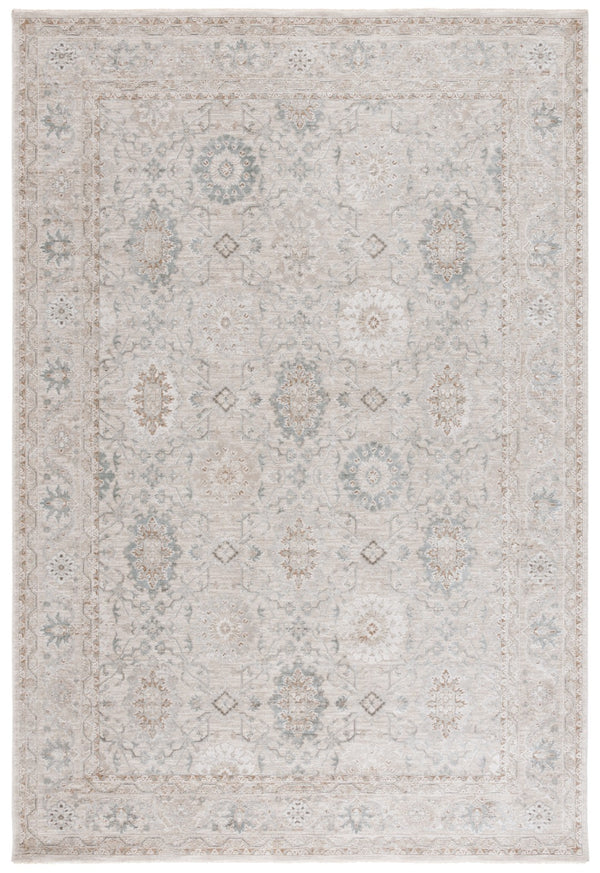 Safavieh Tulip Elegant Botanical Area Rug - Timeless 3/8 Inch Plush Softness For Any Home Décor Style Grey ,Beige 50% Polypropylene,50% Polyester Tup550f-9