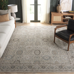 Safavieh Tulip Timeless Elegance Area Rug - Luxurious Power Loomed Design For Living Room & Dining Spaces Grey ,Beige 50% Polypropylene,50% Polyester Tup550f-8
