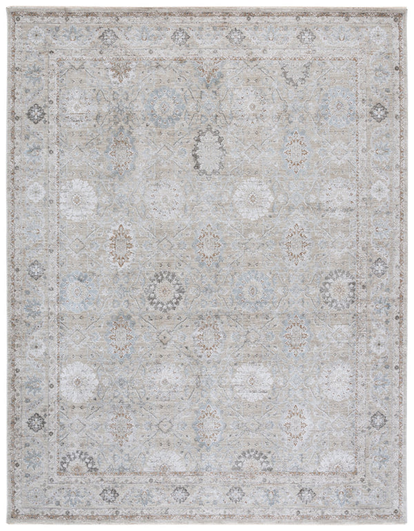 Safavieh Tulip 550b Premium Area Rug - Stylish Green And Grey Design For Luxurious Home Decor Elegance Grey ,Beige 50% Polypropylene,50% Polyester Tup550f-10