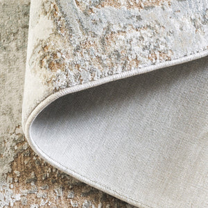 Safavieh Tulip Modern Abstract Area Rug - Luxurious Power-loomed Design For Stylish Home Décor And Comfort Grey ,Beige 50% Polypropylene,50% Polyester Tup554f-8