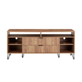 DUMBO 63" TV Stand in Golden Brown TV001-GB Manhattan Comfort