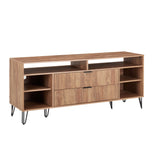 DUMBO 63" TV Stand in Golden Brown TV001-GB Manhattan Comfort