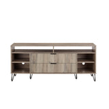 DUMBO 63" TV Stand in Rustic Grey TV001-GY Manhattan Comfort