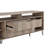 DUMBO 63" TV Stand in Rustic Grey TV001-GY Manhattan Comfort