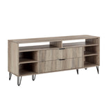 DUMBO 63" TV Stand in Rustic Grey TV001-GY Manhattan Comfort