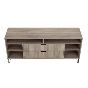 DUMBO 63" TV Stand in Rustic Grey TV001-GY Manhattan Comfort