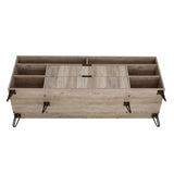 DUMBO 63" TV Stand in Rustic Grey TV001-GY Manhattan Comfort