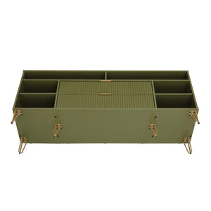 DUMBO 63" TV Stand in Olive Green TV001-OG Manhattan Comfort