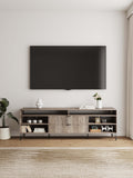 DUMBO 85" TV Stand in Golden Brown TV002-GB Manhattan Comfort