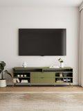 DUMBO 85" TV Stand in Olive Green TV002-OG Manhattan Comfort