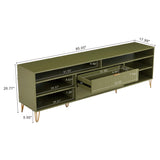 DUMBO 85" TV Stand in Olive Green TV002-OG Manhattan Comfort