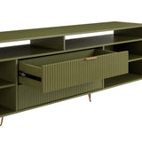 DUMBO 85" TV Stand in Olive Green TV002-OG Manhattan Comfort