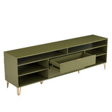 DUMBO 85" TV Stand in Olive Green TV002-OG Manhattan Comfort