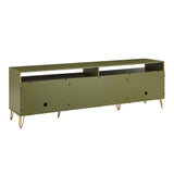 DUMBO 85" TV Stand in Olive Green TV002-OG Manhattan Comfort