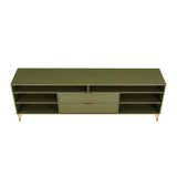 DUMBO 85" TV Stand in Olive Green TV002-OG Manhattan Comfort