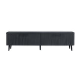 Jodie TV Stand in Charcoal Grey TV003-GY Manhattan Comfort