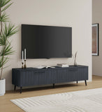 Jodie TV Stand in Charcoal Grey TV003-GY Manhattan Comfort