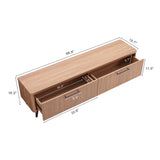 Jodie TV Stand in Maple TV003-MP Manhattan Comfort