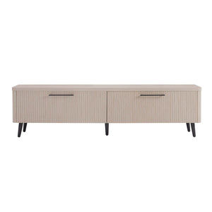 Jodie TV Stand in Whitewashed Oak TV003-OK Manhattan Comfort