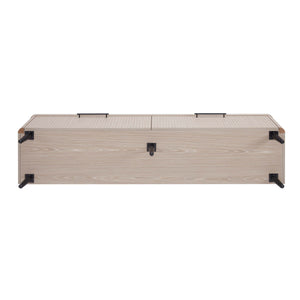 Jodie TV Stand in Whitewashed Oak TV003-OK Manhattan Comfort