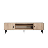 Haley TV Stand 70.9 in Natural & Nude