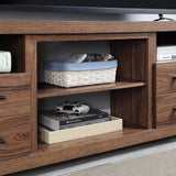 Manhattan Comfort Richmond Industrial - Traditional TV Stand Brown TVFP1-BR