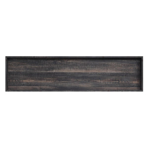 Manhattan Comfort Myrtle Traditional - Barnlike TV Stand Heavy Brown TVFP2-BR