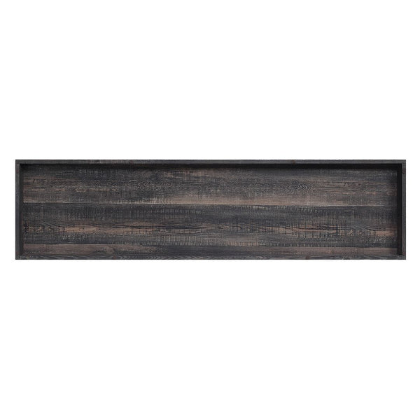 Manhattan Comfort Myrtle Traditional - Barnlike TV Stand Heavy Brown TVFP2-BR