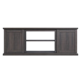 Manhattan Comfort Franklin Traditional - Barnlike TV Stand Brown TVFP3-BR