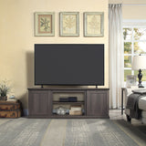 Manhattan Comfort Franklin Traditional - Barnlike TV Stand Brown TVFP3-BR