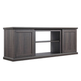 Manhattan Comfort Franklin Traditional - Barnlike TV Stand Brown TVFP3-BR