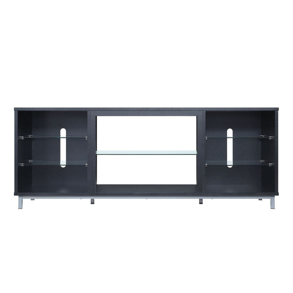 Manhattan Comfort Brighton Modern TV Stand Onyx TVFP4-BL