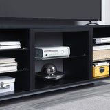 Manhattan Comfort Brighton Modern TV Stand Onyx TVFP4-BL