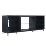 Manhattan Comfort Brighton Modern TV Stand Onyx TVFP4-BL