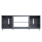 Manhattan Comfort Brighton Modern TV Stand Grey TVFP4-GY