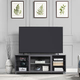 Manhattan Comfort Brighton Modern TV Stand Grey TVFP4-GY