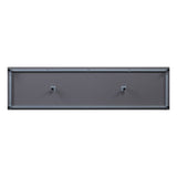 Manhattan Comfort Brighton Modern TV Stand Grey TVFP4-GY